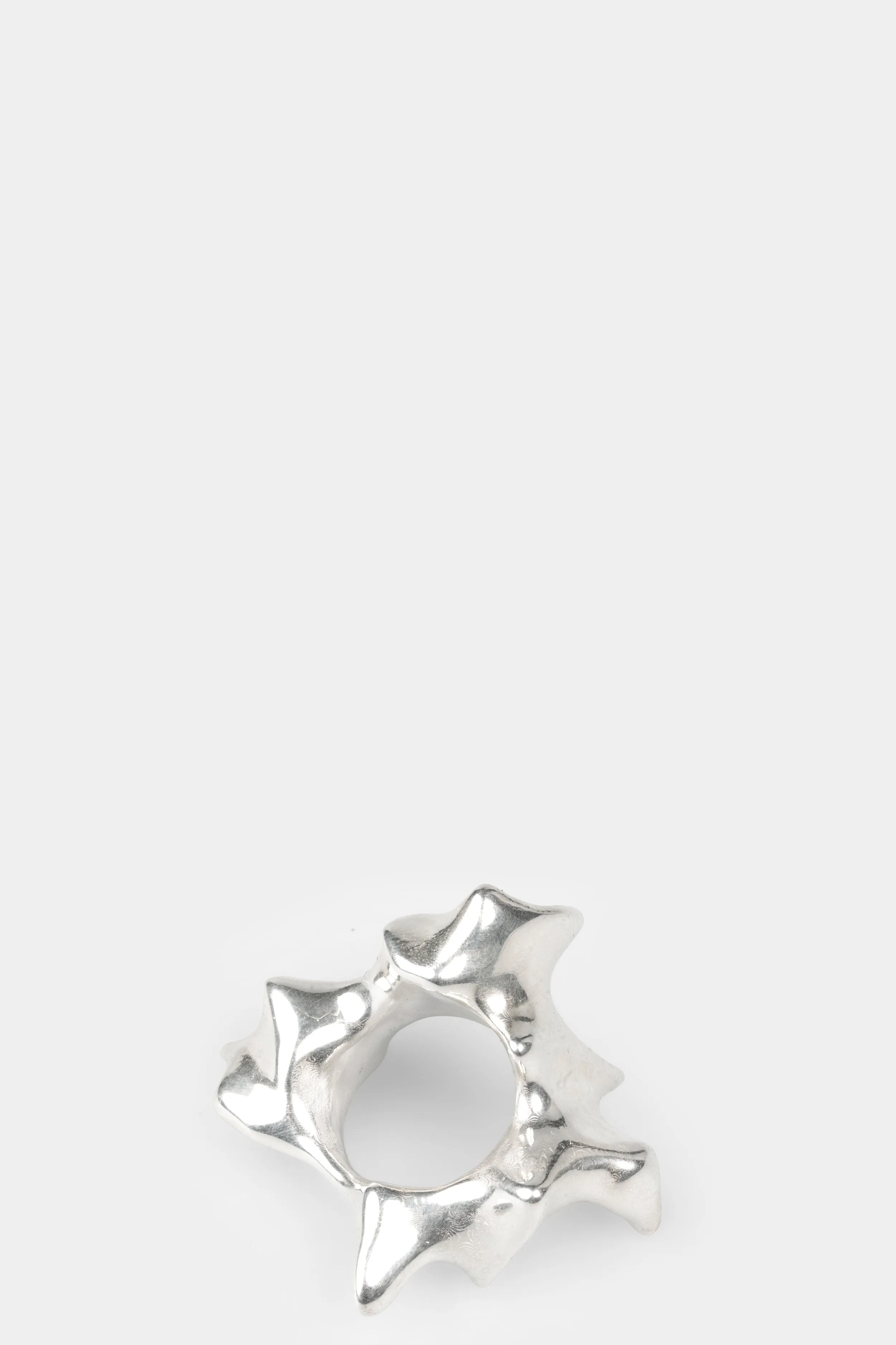Syrinx large silver ring