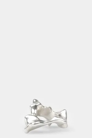Syrinx large silver ring