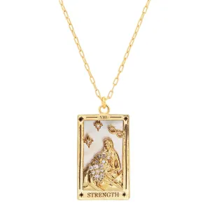 tarot necklaces - strength