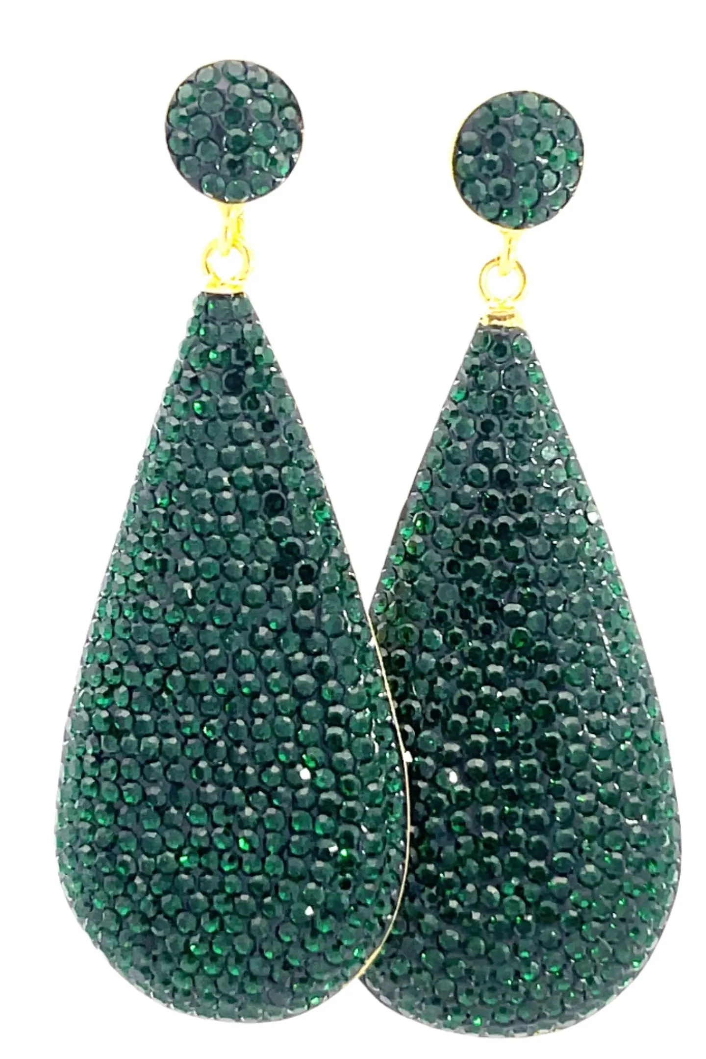 Teardrop 925 Sterling Silver Drop Earrings