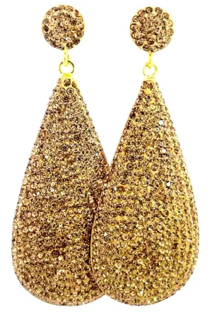 Teardrop 925 Sterling Silver Drop Earrings