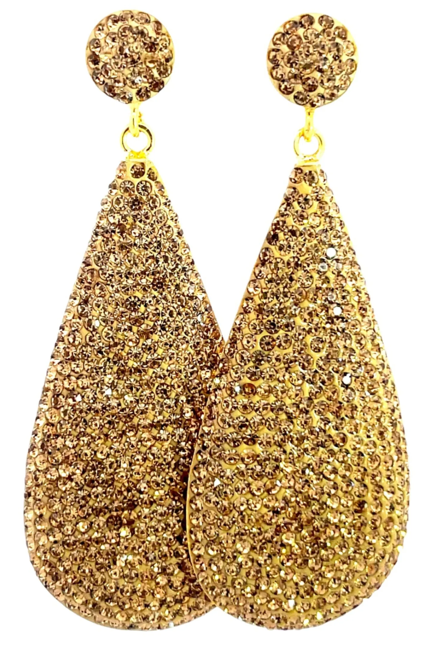 Teardrop 925 Sterling Silver Drop Earrings