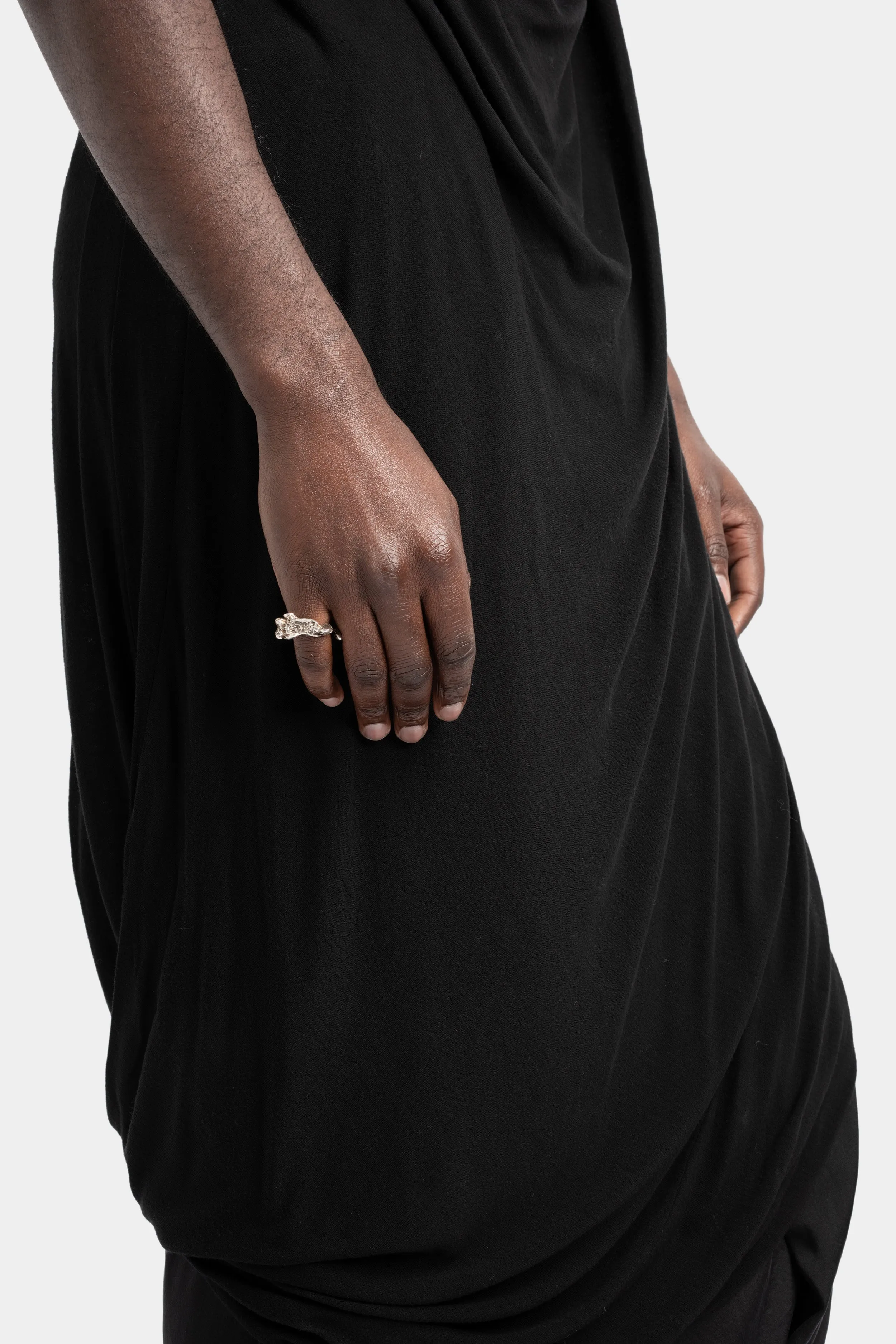 Tephra silver ring