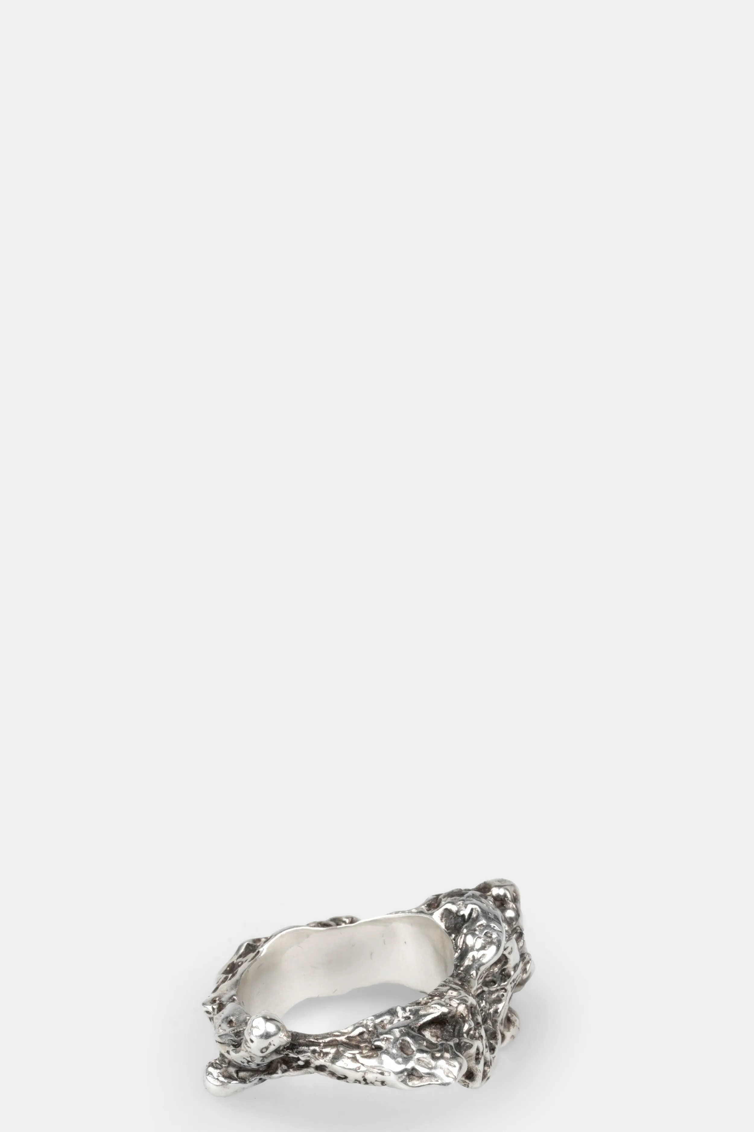 Tephra silver ring