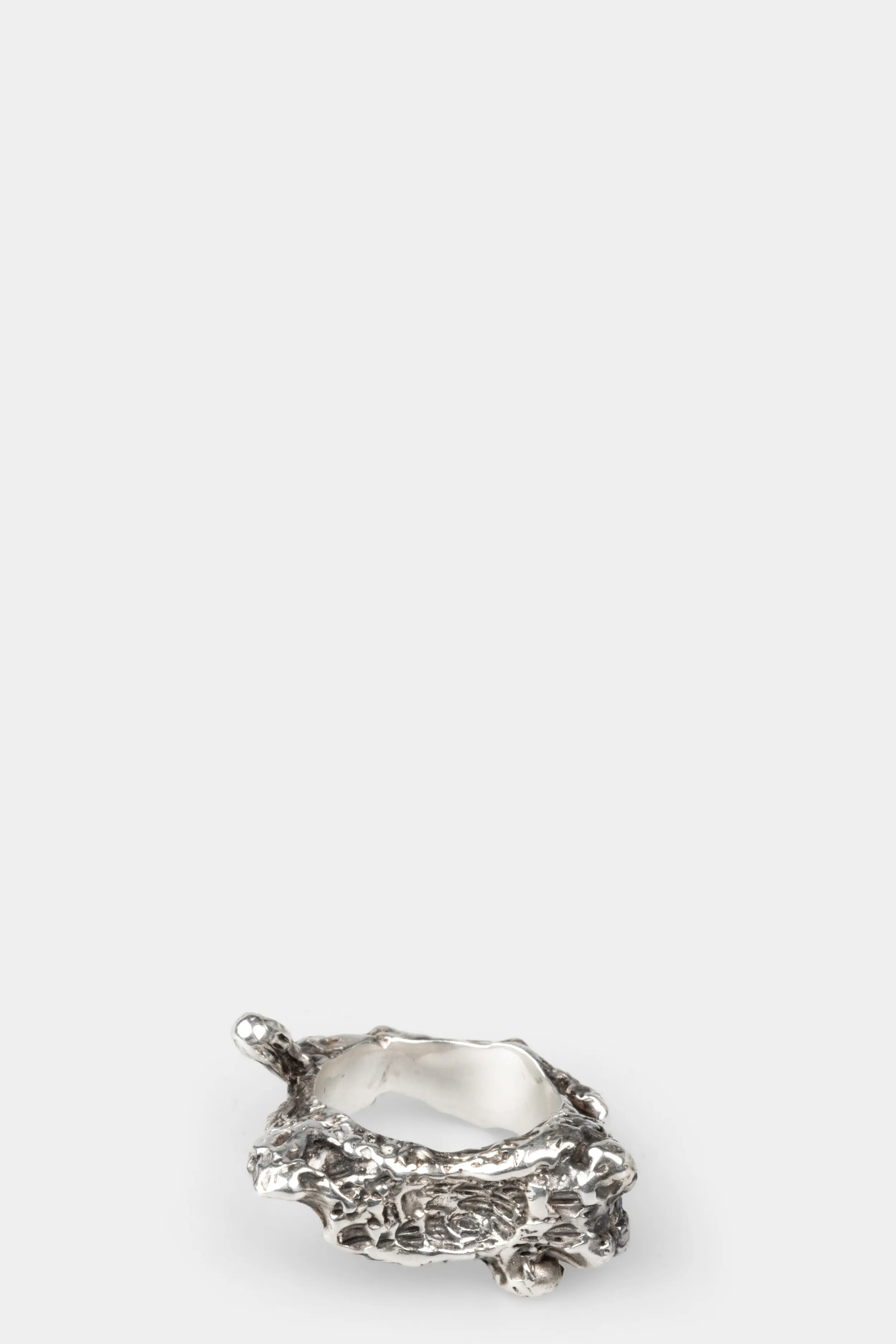 Tephra silver ring