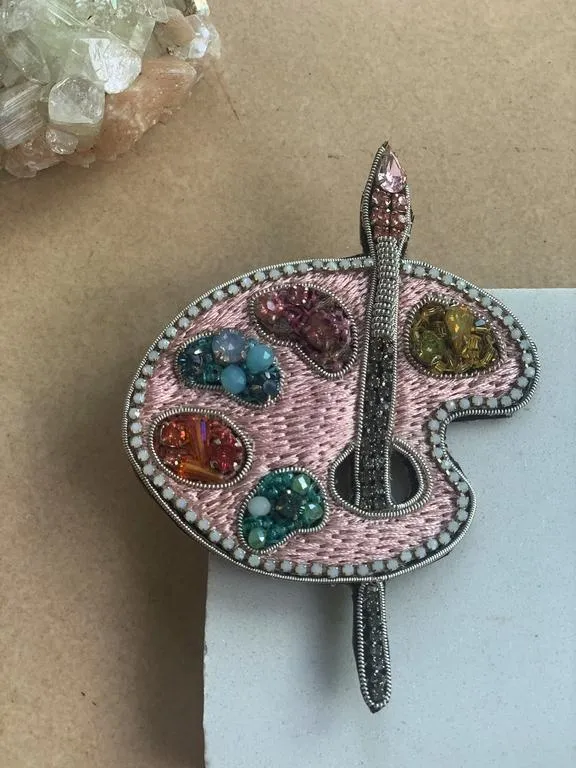the artist's palette brooch