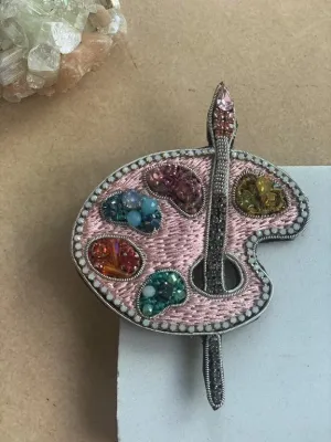 the artist's palette brooch