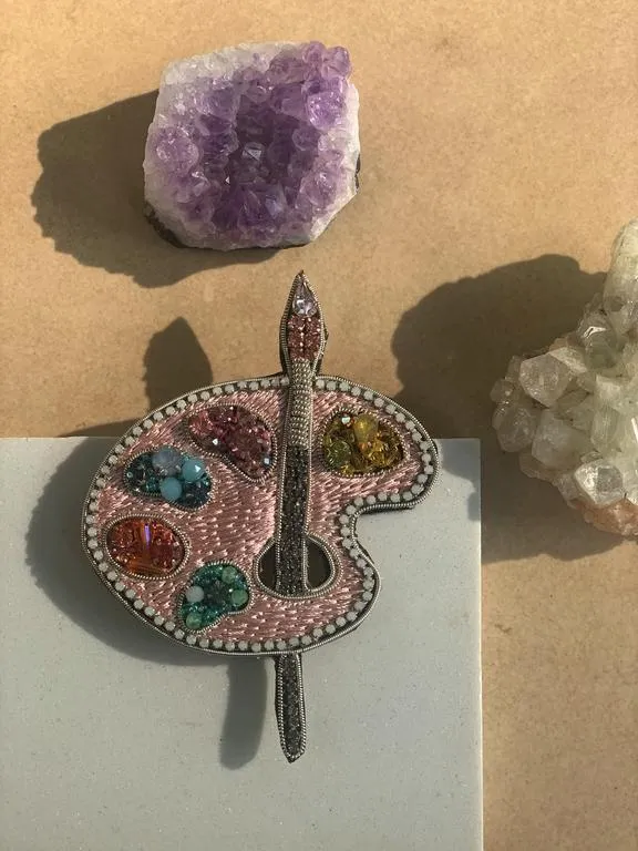 the artist's palette brooch