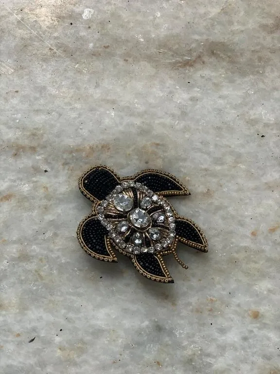 the telling tortoise brooch