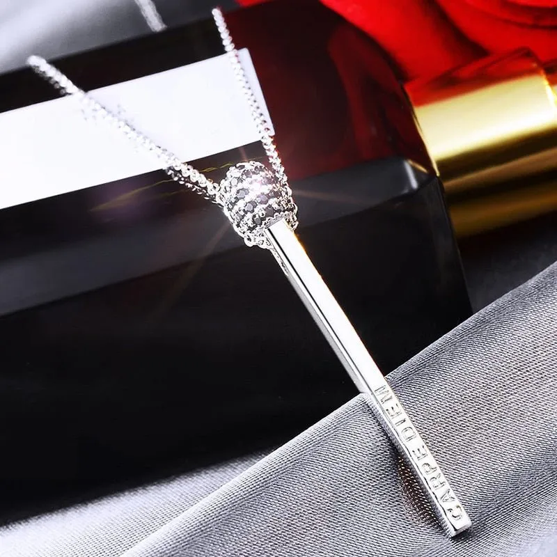 Three-dimensional Pendants Necklace Long Chain for Women Jewelry