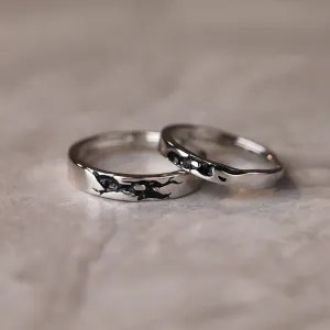 Till End of Day Enamel Matching Rings