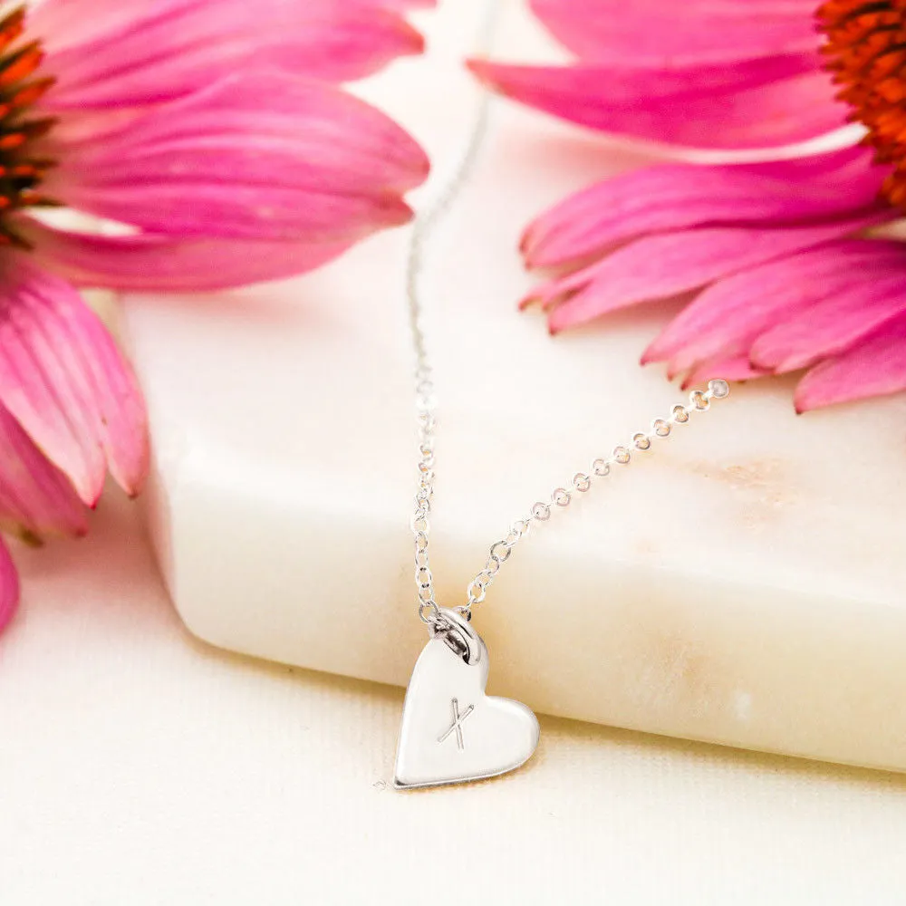 To My Daughter Hearts Necklace- Never Forget I Love You