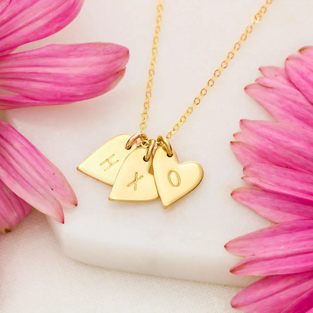 To My Daughter Hearts Necklace- Never Forget I Love You