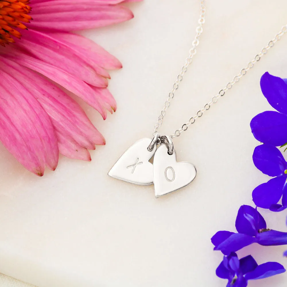 To My Daughter Hearts Necklace- Never Forget I Love You