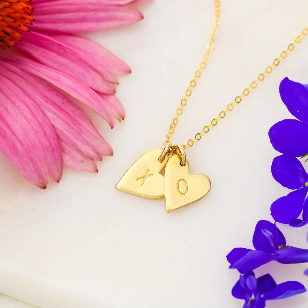 To My Daughter Hearts Necklace- Never Forget I Love You