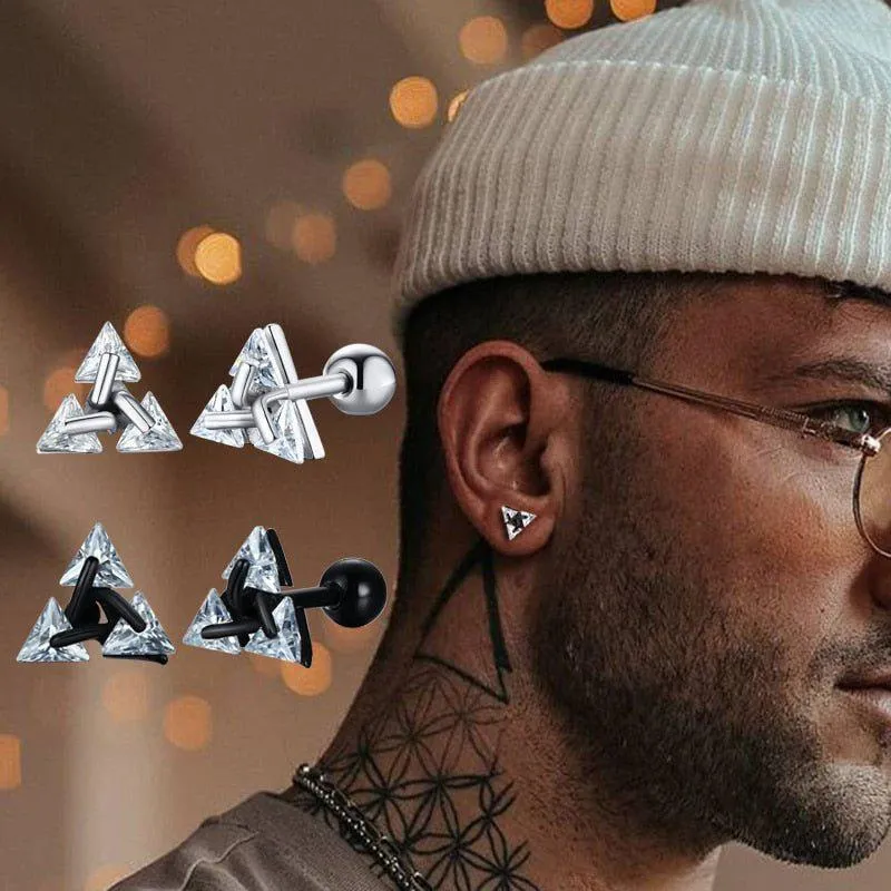 Triangle Stud Earrings