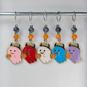 Trickster Ghost Earrings & Stitch Markers