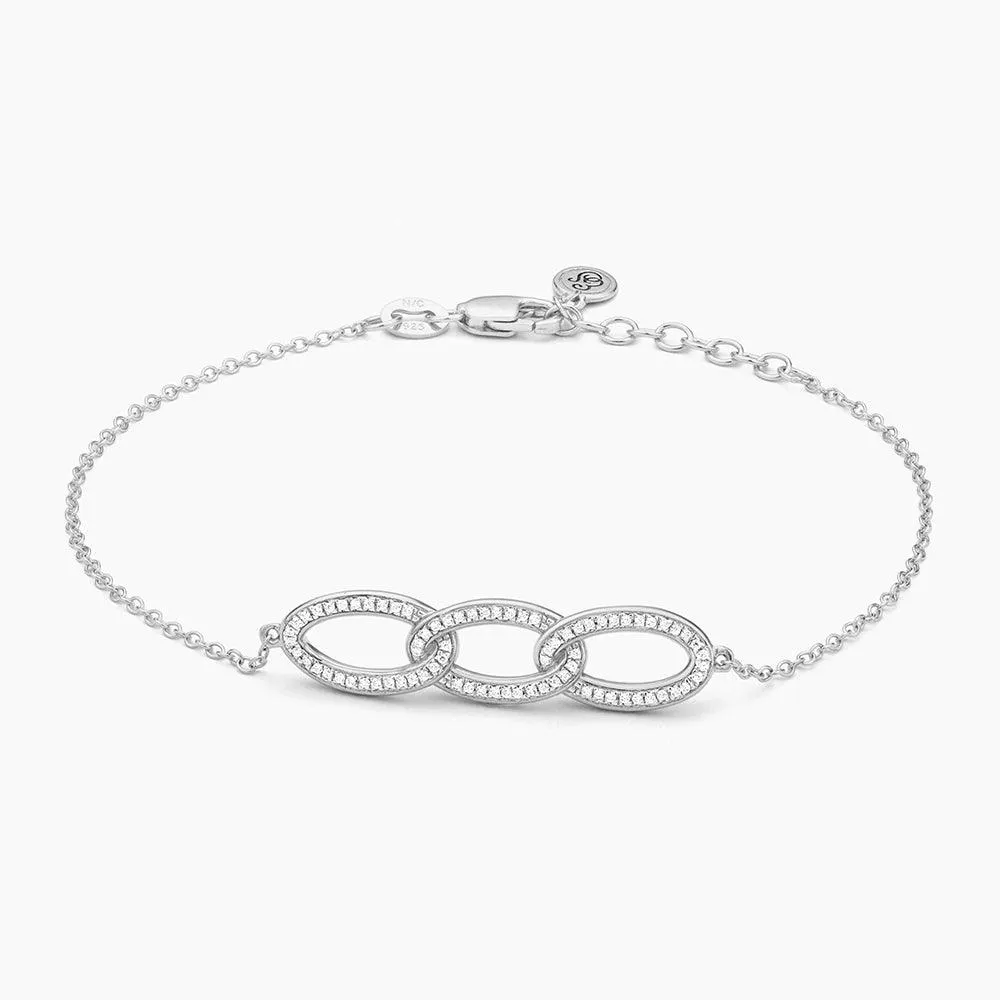 Triple Link Chain Bracelet