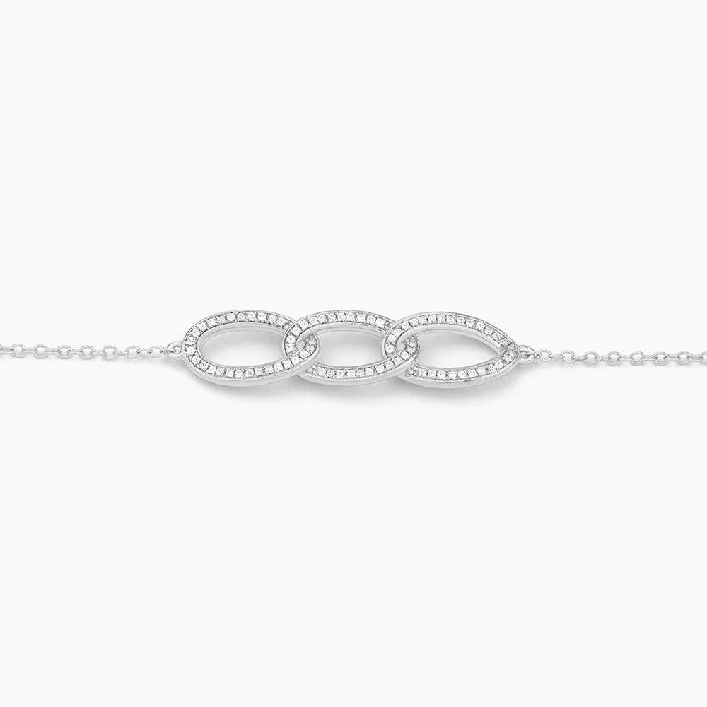 Triple Link Chain Bracelet