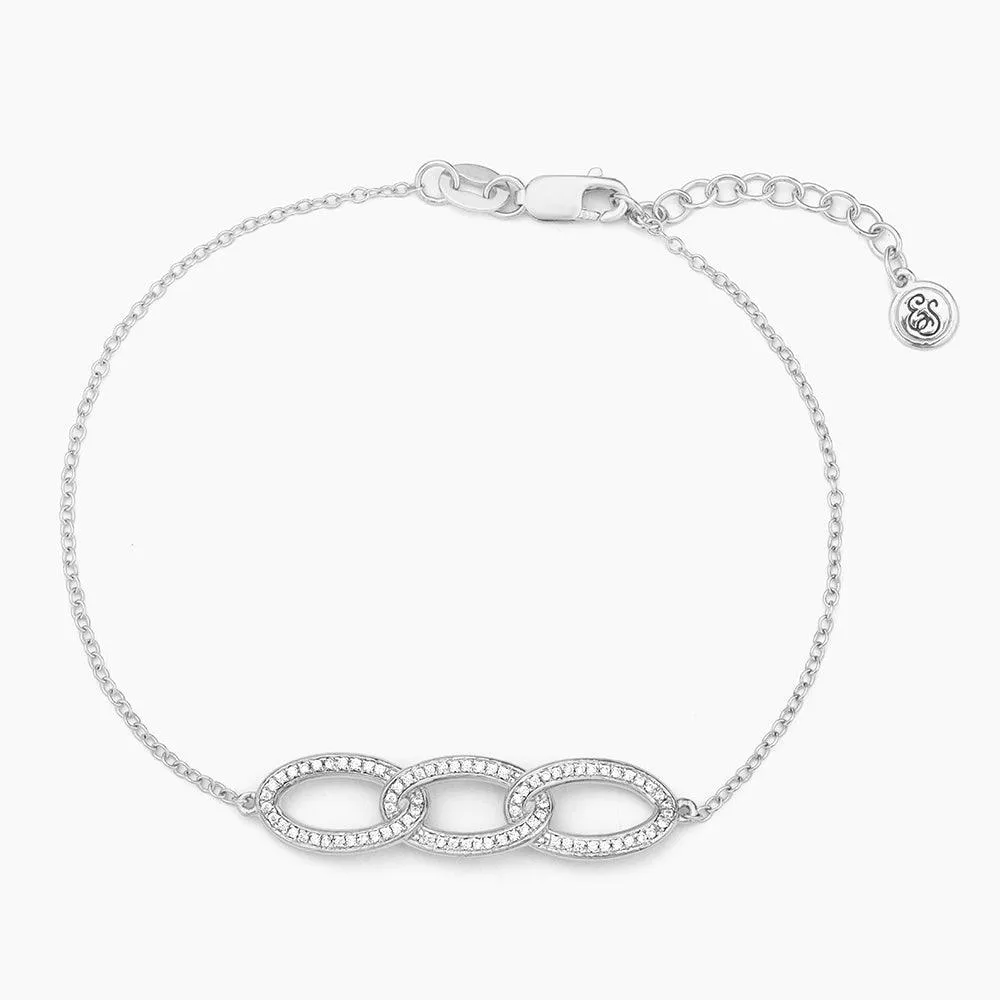 Triple Link Chain Bracelet