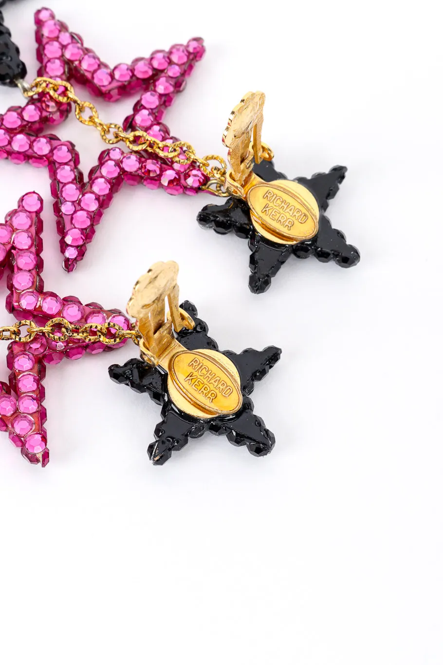 Triple Star Drop Earrings