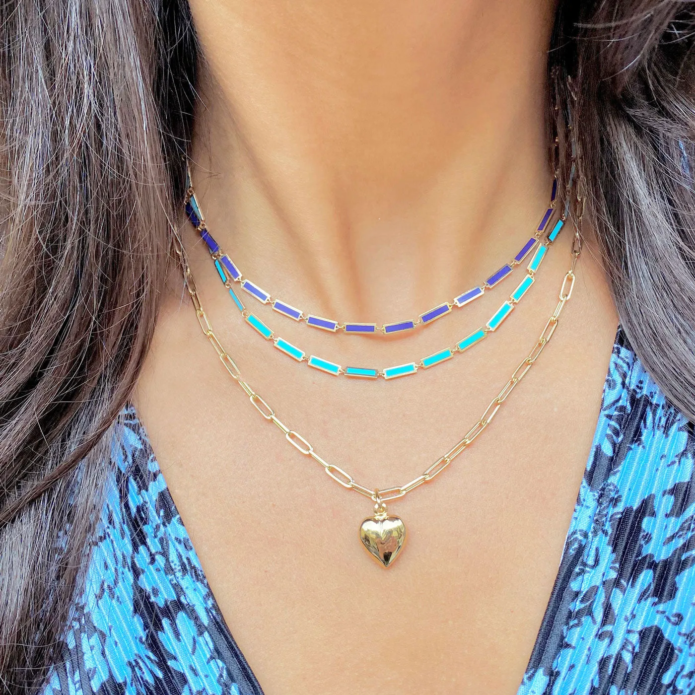 Turquoise Bar Necklace