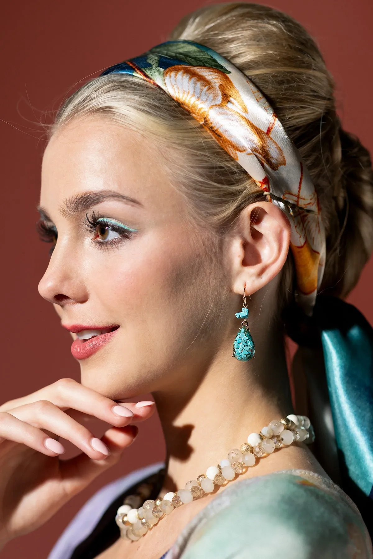 Turquoise Teardrop Earrings