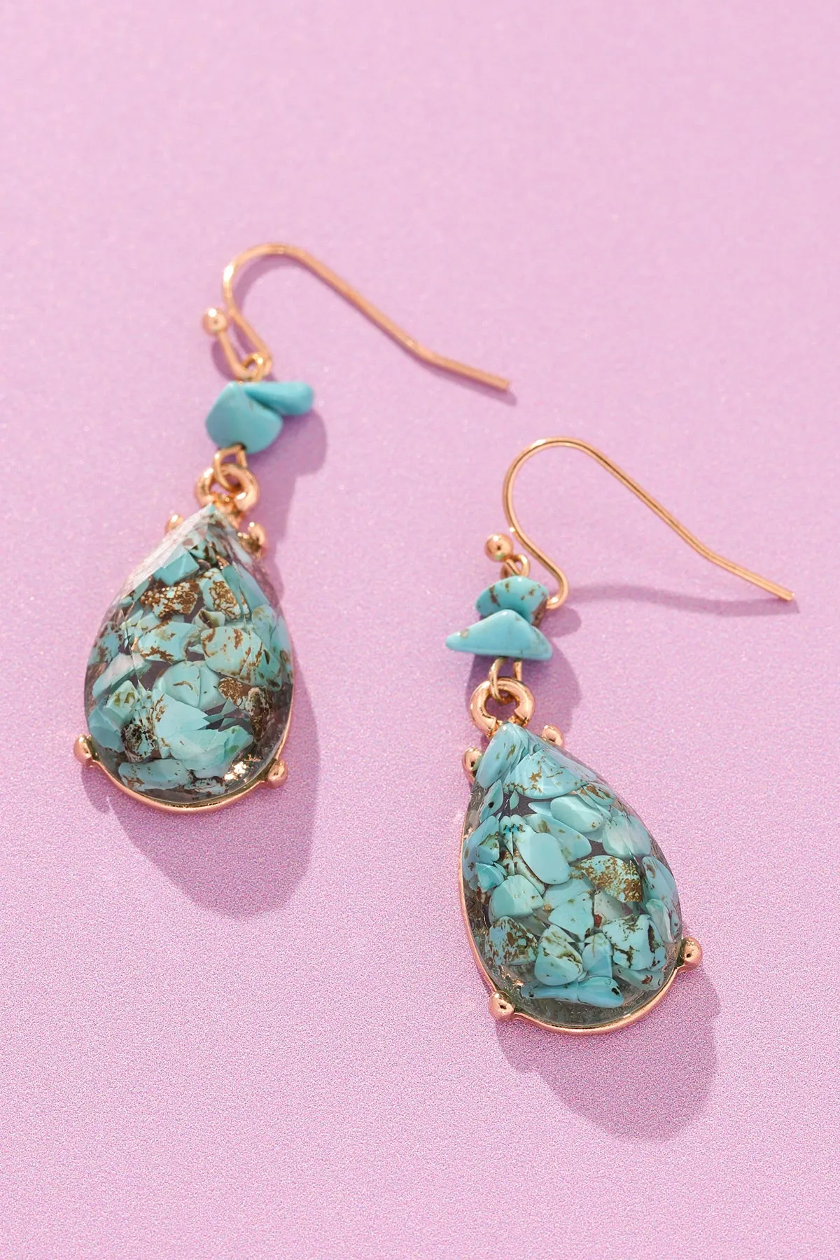 Turquoise Teardrop Earrings