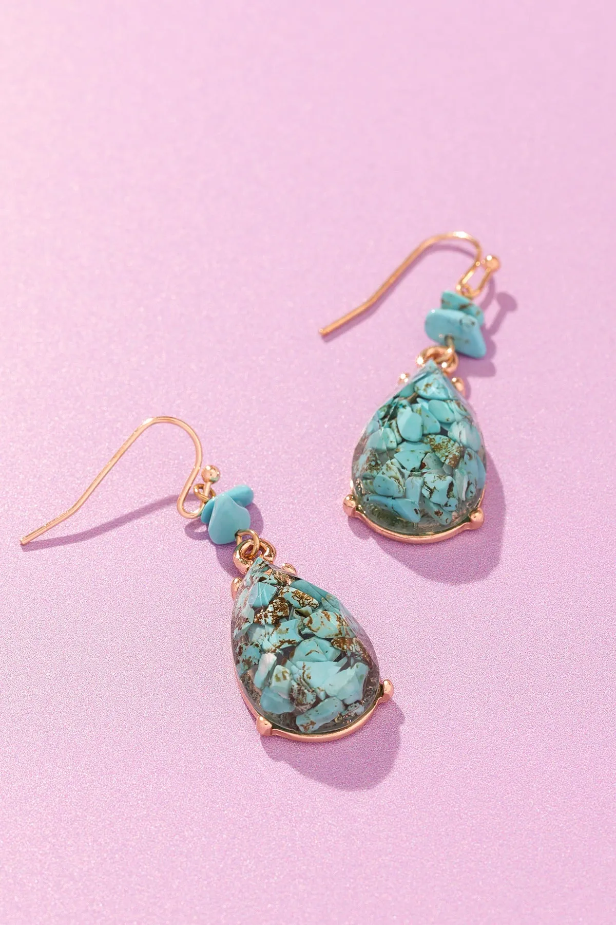 Turquoise Teardrop Earrings