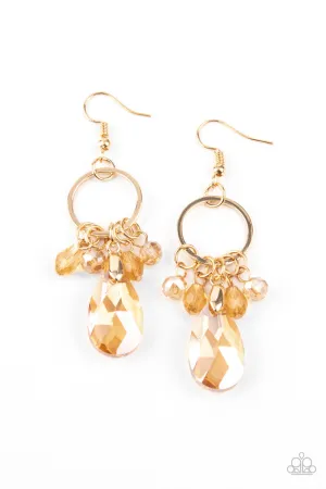 Unapologetic Glow Gold Paparazzi Earrings