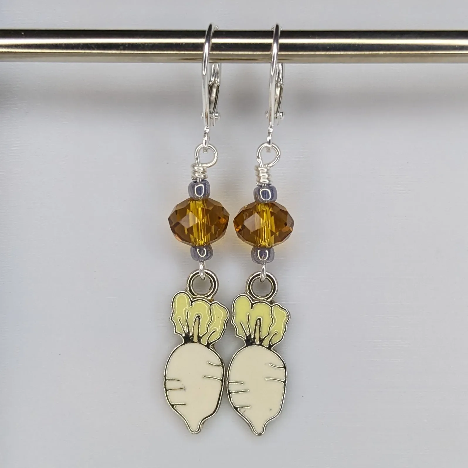 Vegetable Garden Earrings & Stitch Markers