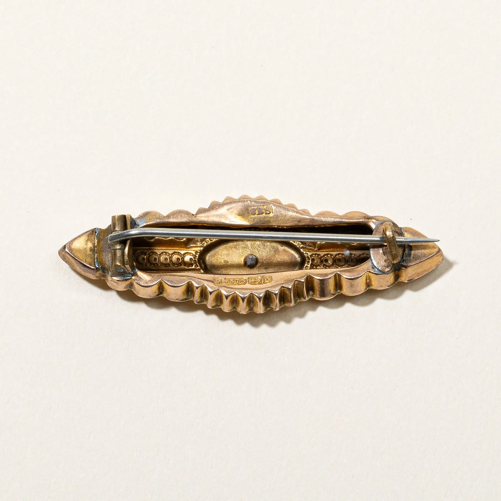Victorian Era Rose Cut Diamond Brooch | 0.02ct |