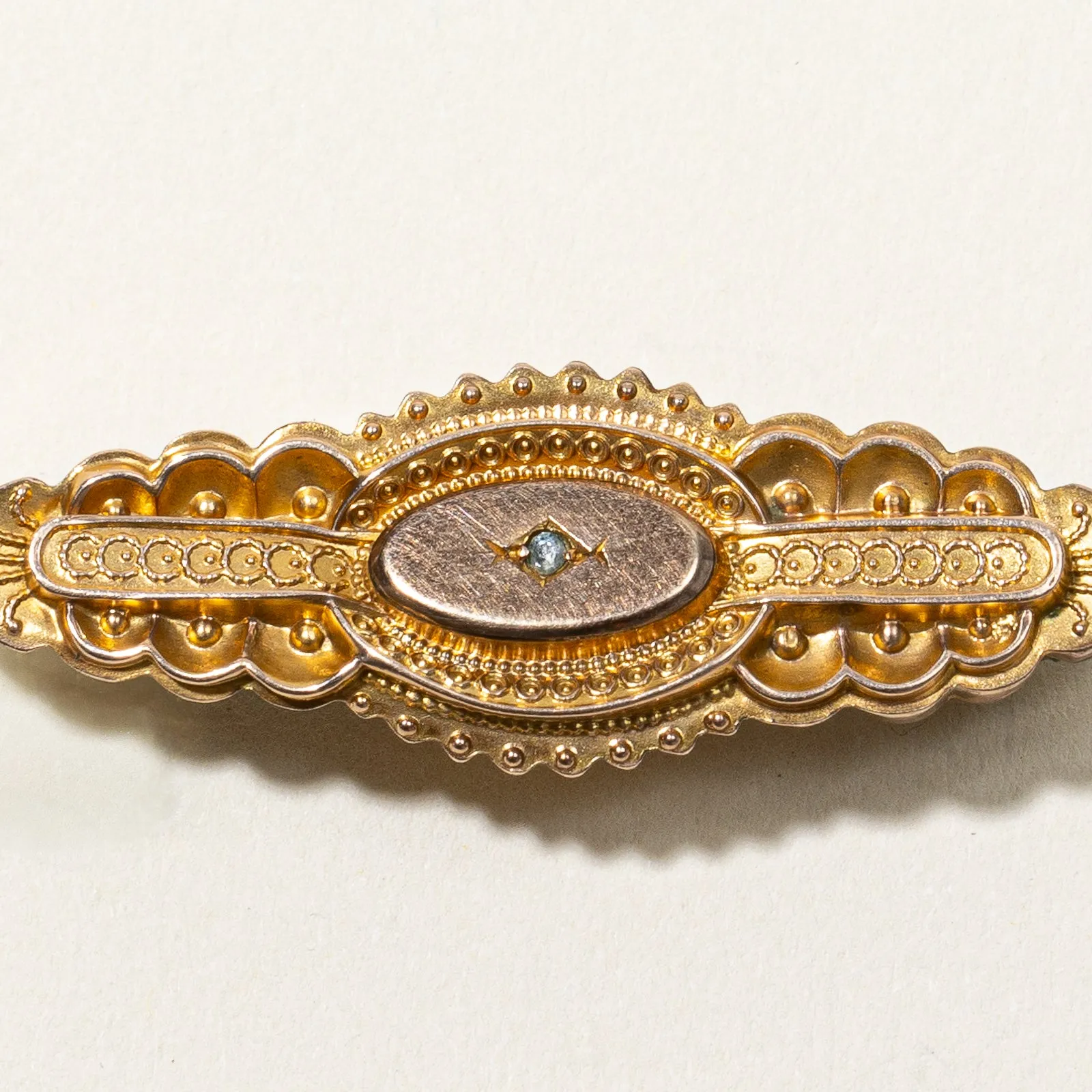 Victorian Era Rose Cut Diamond Brooch | 0.02ct |
