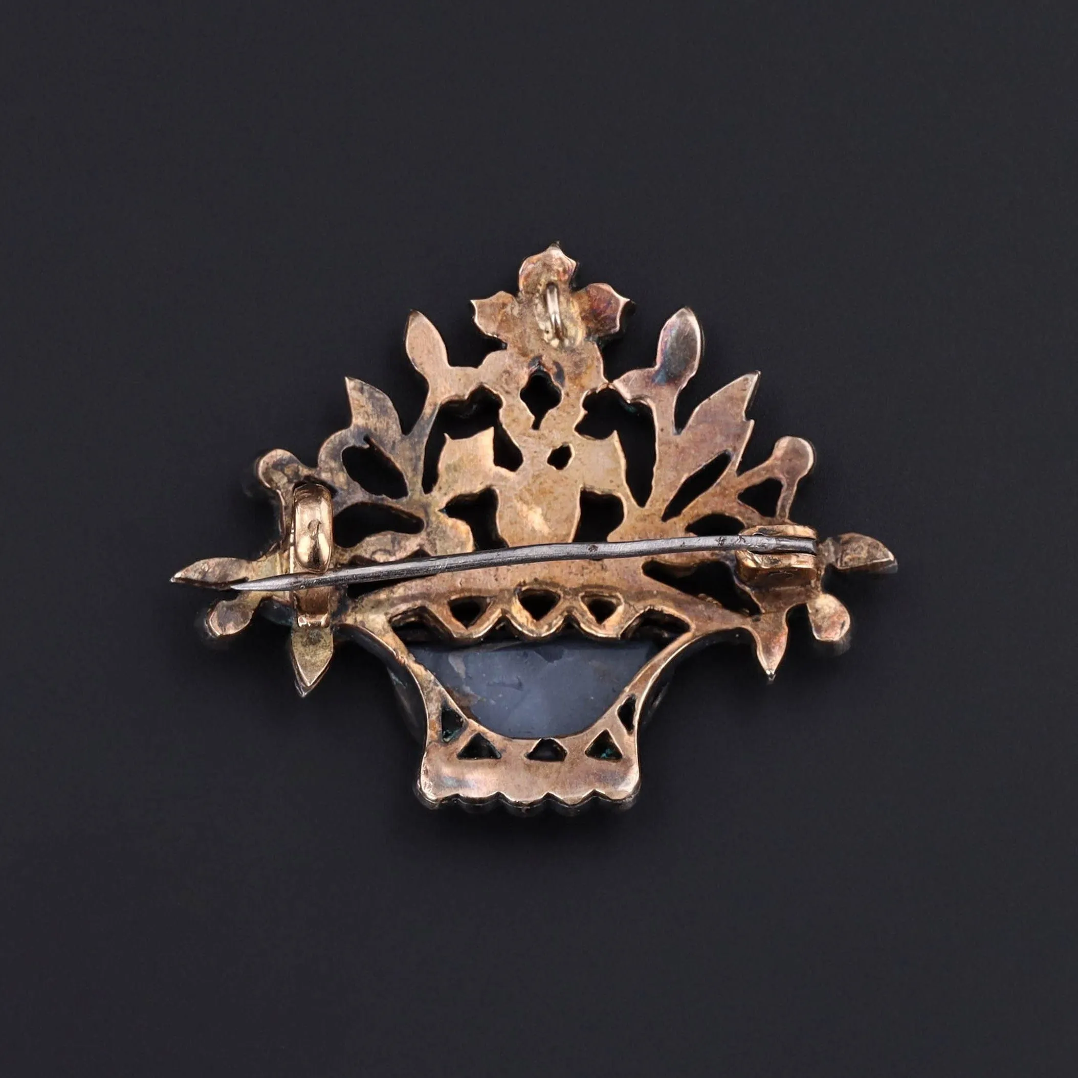 Victorian Gemstone Giardinetti Brooch