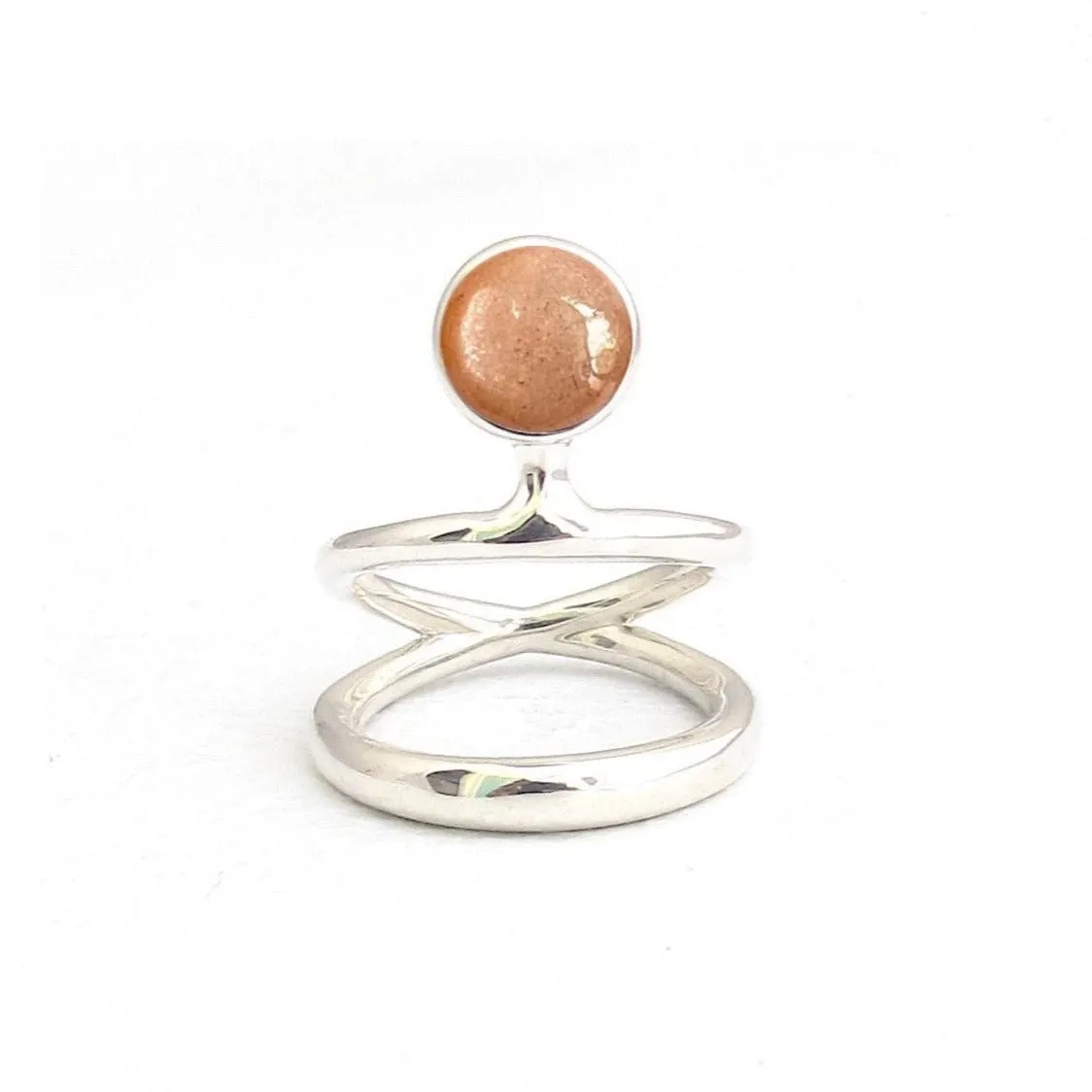 Vine Peach Moonstone Dual Band