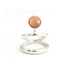 Vine Peach Moonstone Dual Band