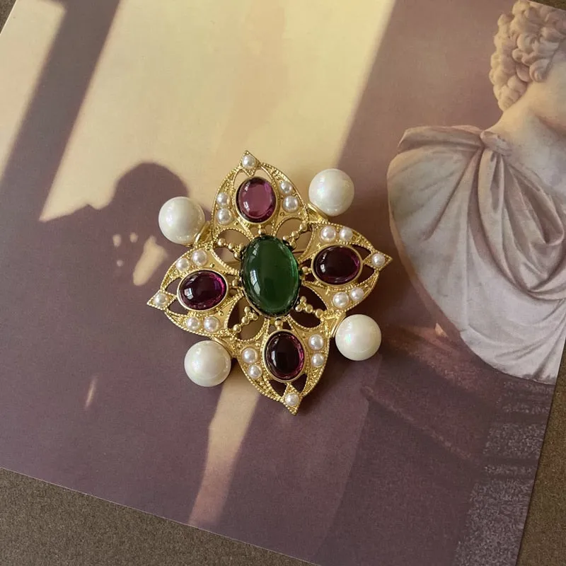 Vintage Baroque Jewel Brooches - 29 Styles