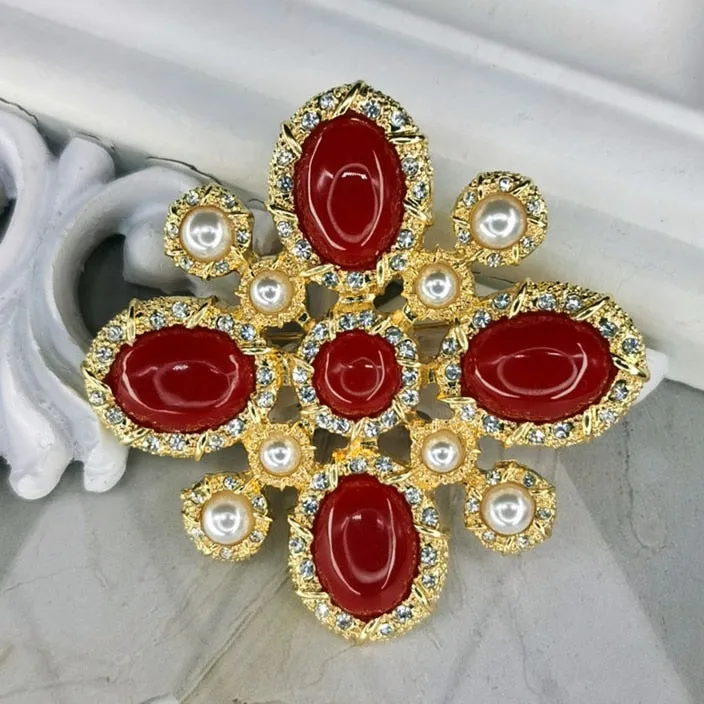 Vintage Baroque Jewel Brooches - 29 Styles