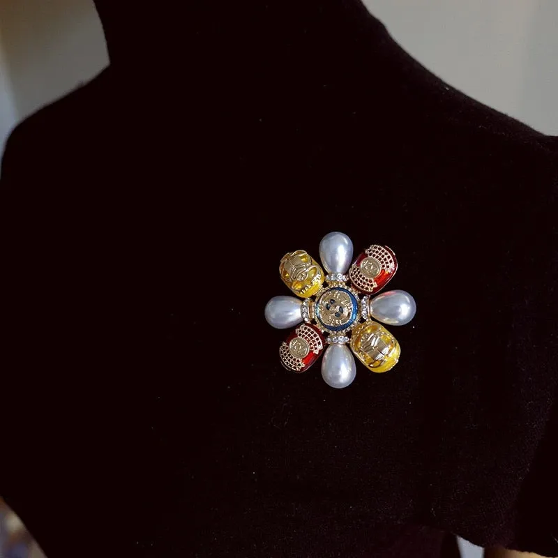 Vintage Baroque Jewel Brooches - 29 Styles