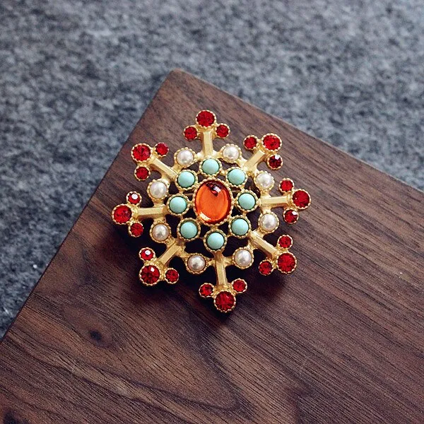 Vintage Baroque Jewel Brooches - 29 Styles