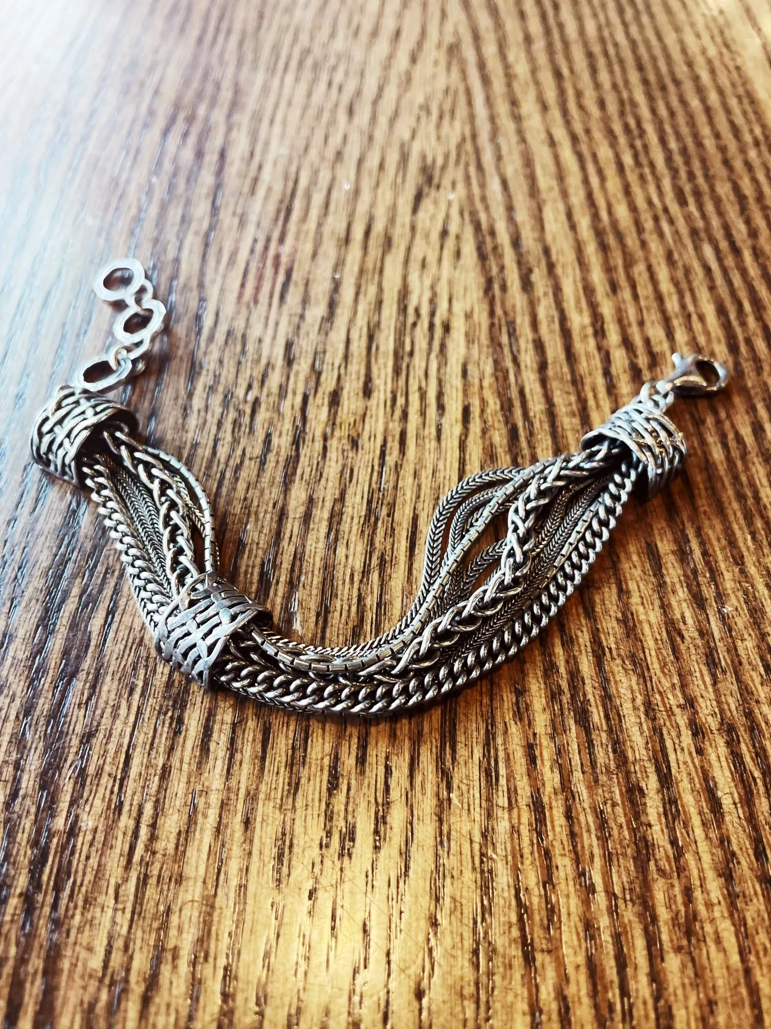 Vintage Silpada Talk of the Town Multi Strand Bracelet