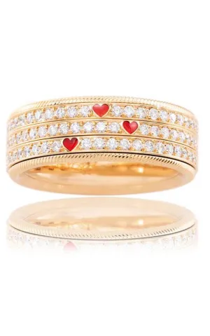 Wellendorff Three Hearts. One Love Ring 607271