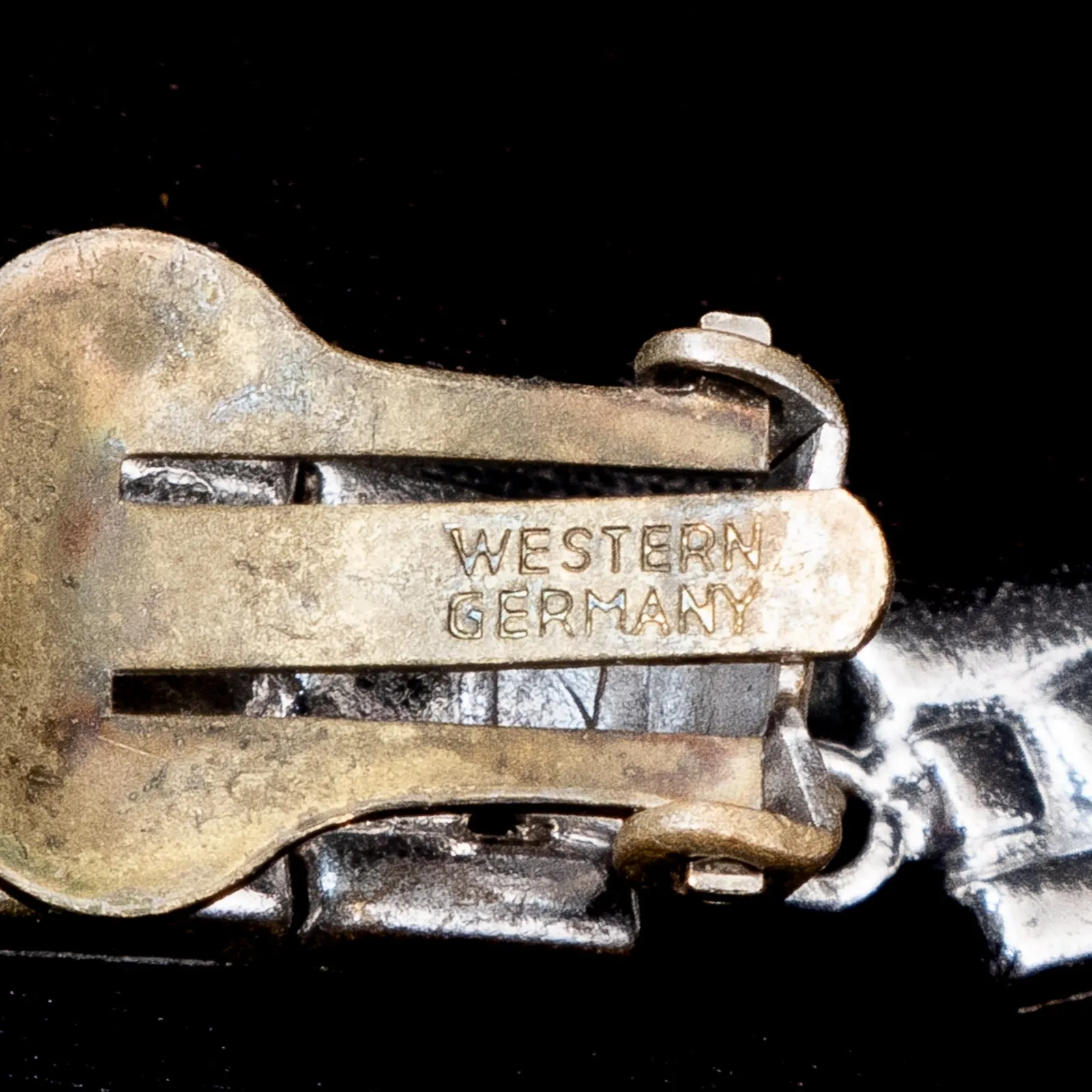 West Germany Rhinestone Earrings