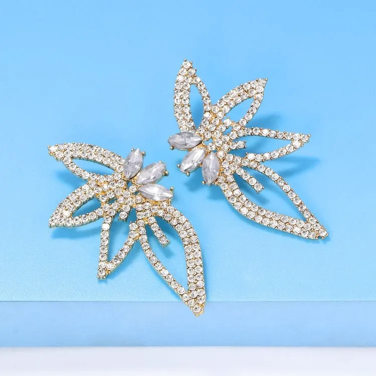 Whimsical Rhinestone Earrings