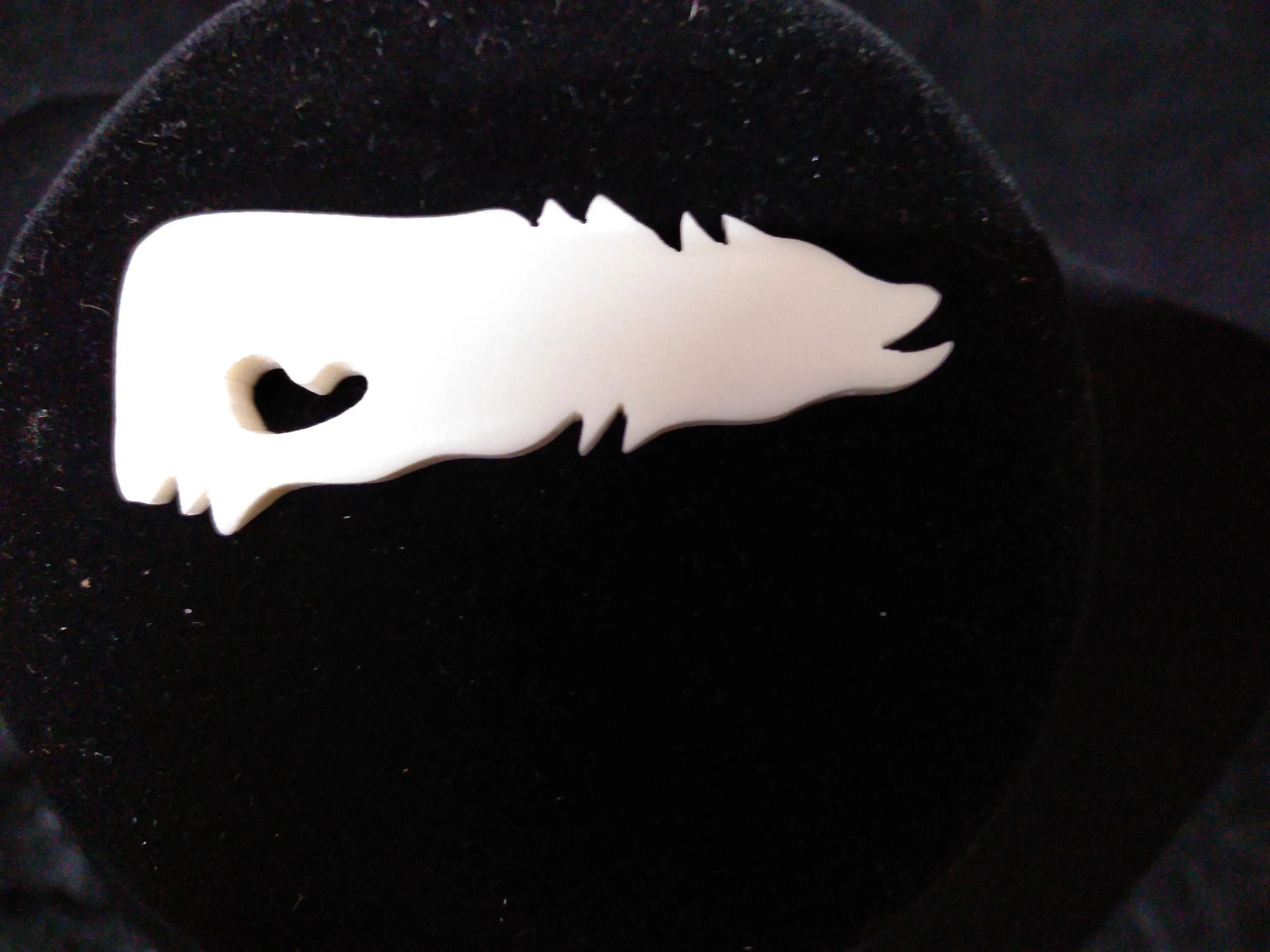 Wolf Pendant, Cow Bone, Hand Carved  for Necklaces, Bracelets, Earrings, Chokers, Regalia, Decoration