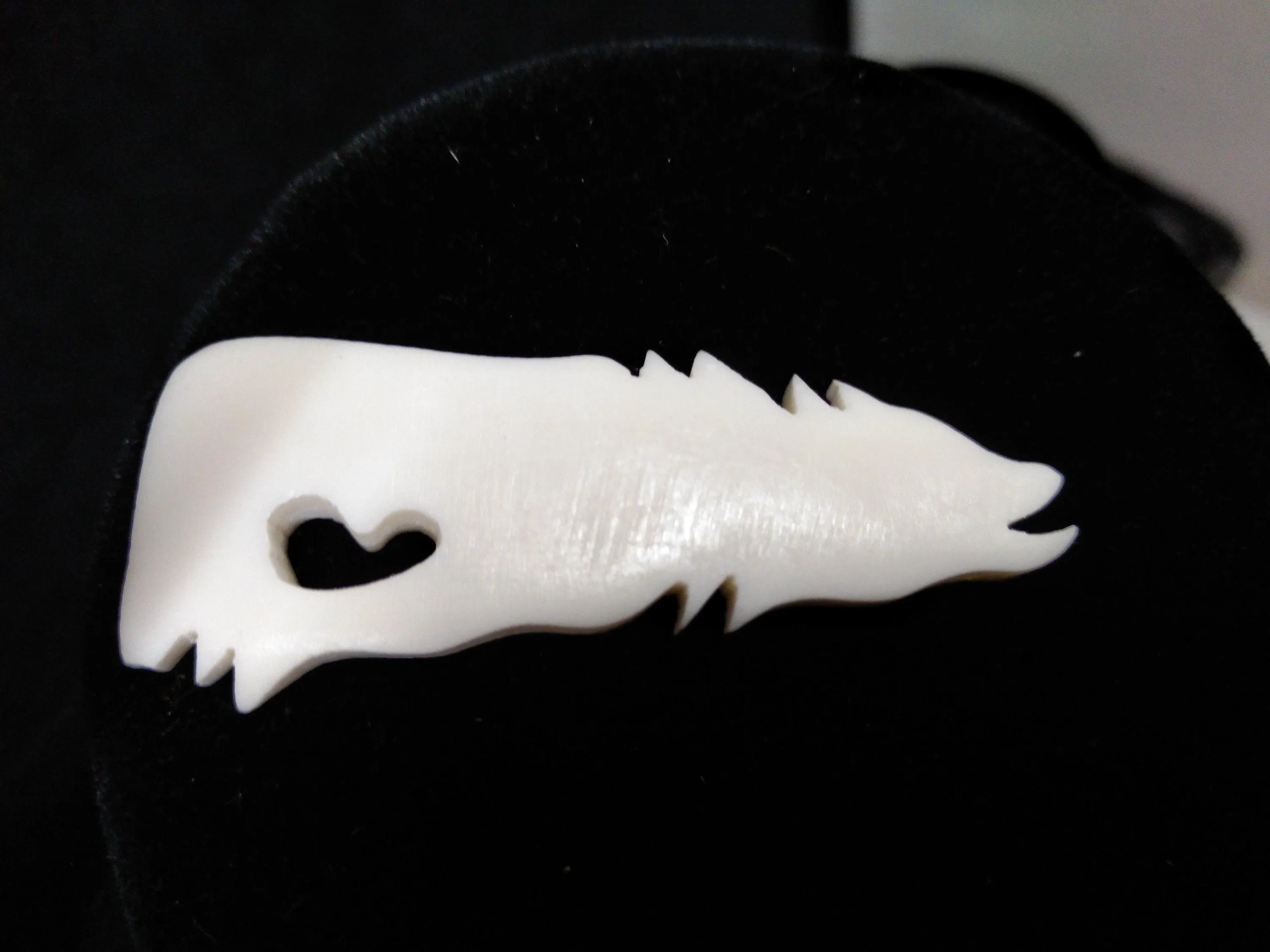 Wolf Pendant, Cow Bone, Hand Carved  for Necklaces, Bracelets, Earrings, Chokers, Regalia, Decoration