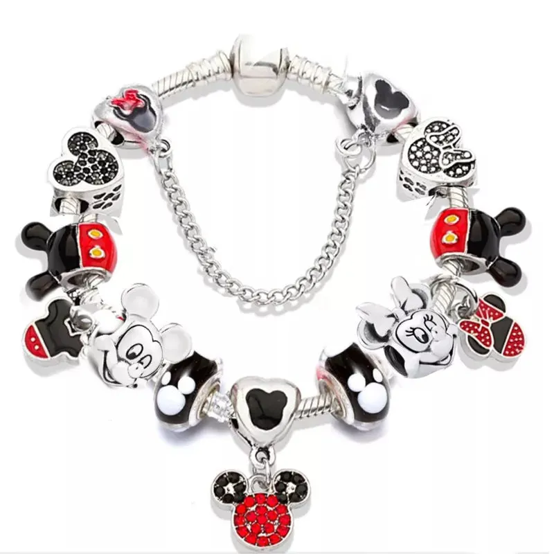 Women's Crystal Bead Charm Bracelets
