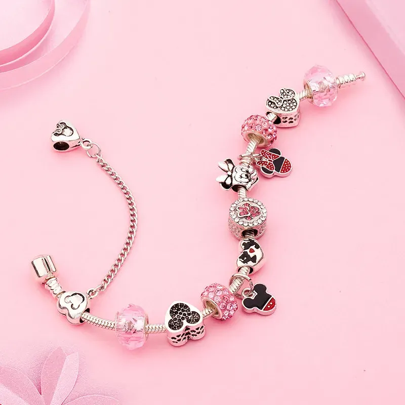 Women's Crystal Bead Charm Bracelets