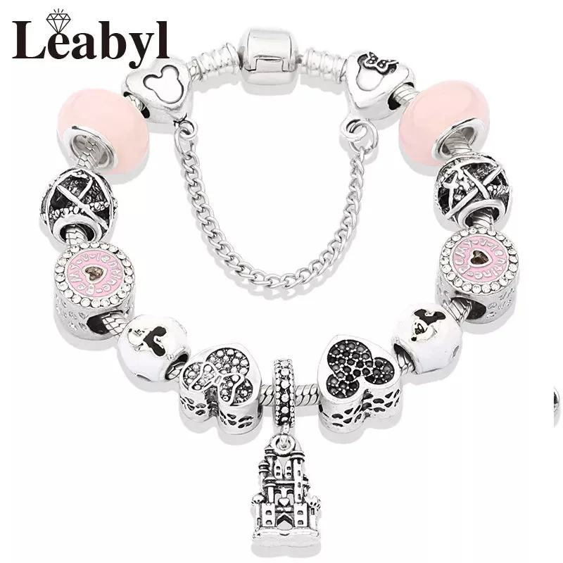 Women's Crystal Bead Charm Bracelets