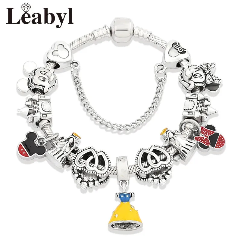 Women's Crystal Bead Charm Bracelets